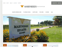 Tablet Screenshot of marynissen.com